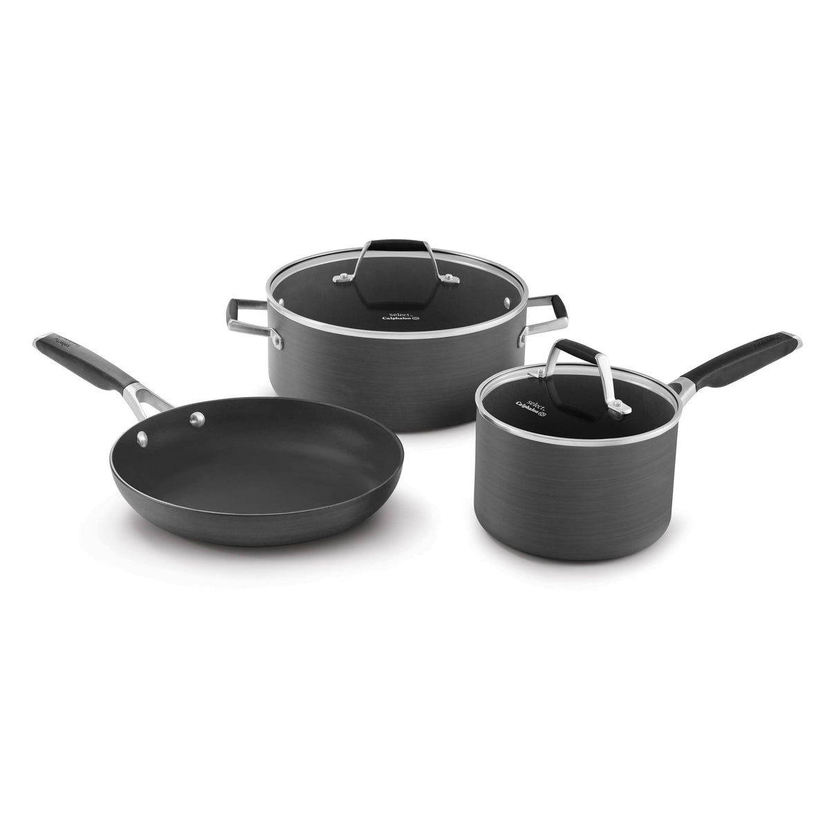 8-Piece Hard Anodized Nonstick Cookware Set E332