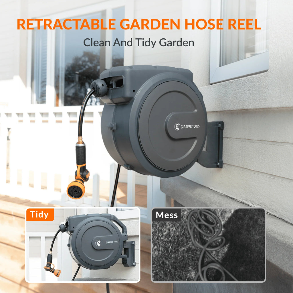 Retractable Garden Hose Reel 5/8in 90ft K867618
