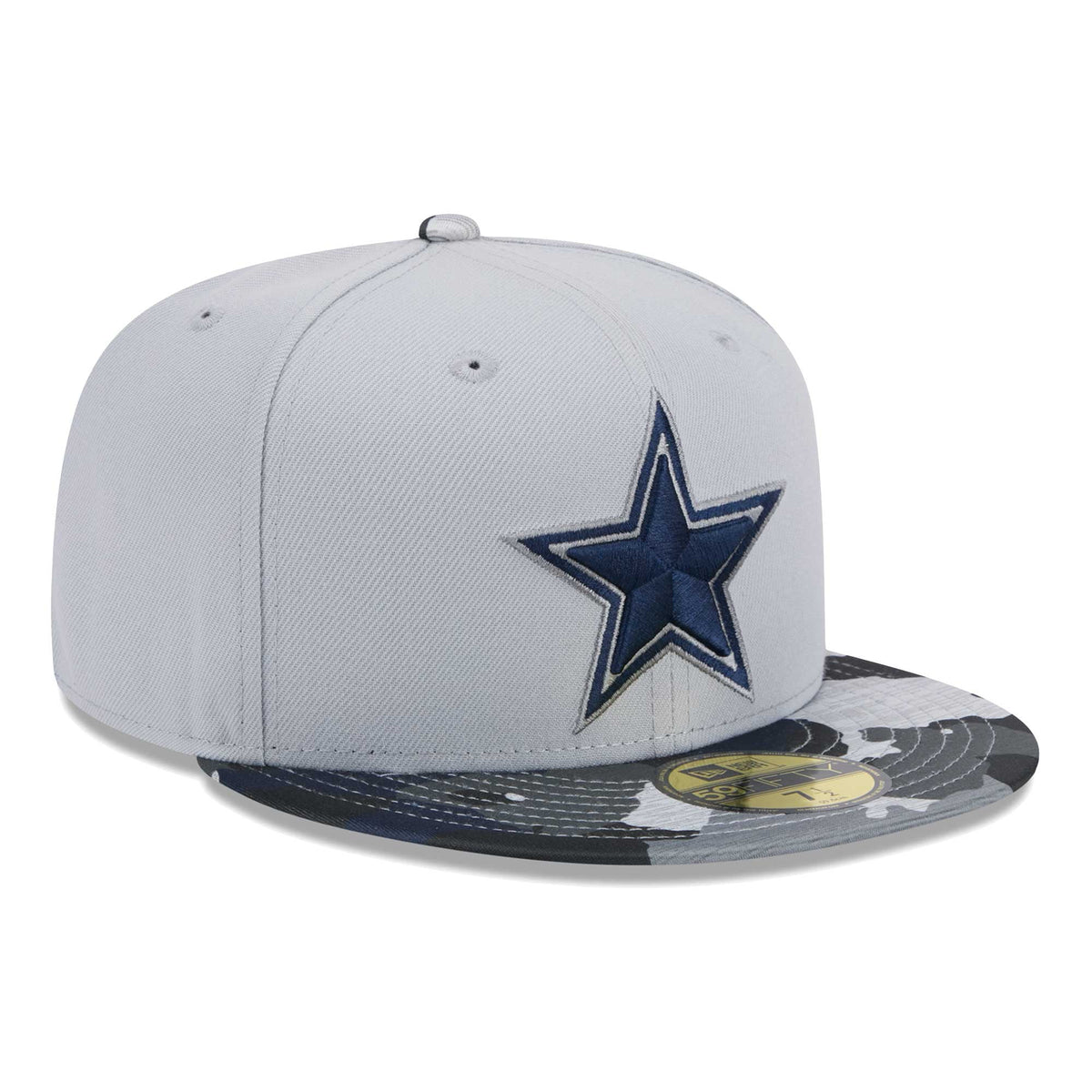 Gray Dallas Cowboys Fitted Hat N34962
