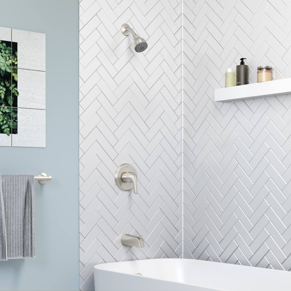 Satin Nickel Tub and Shower Trim Package H36066