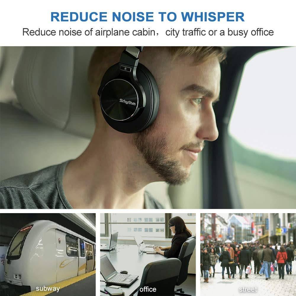 Active Noise Cancelling Bluetooth Headphones with Microphone I57142