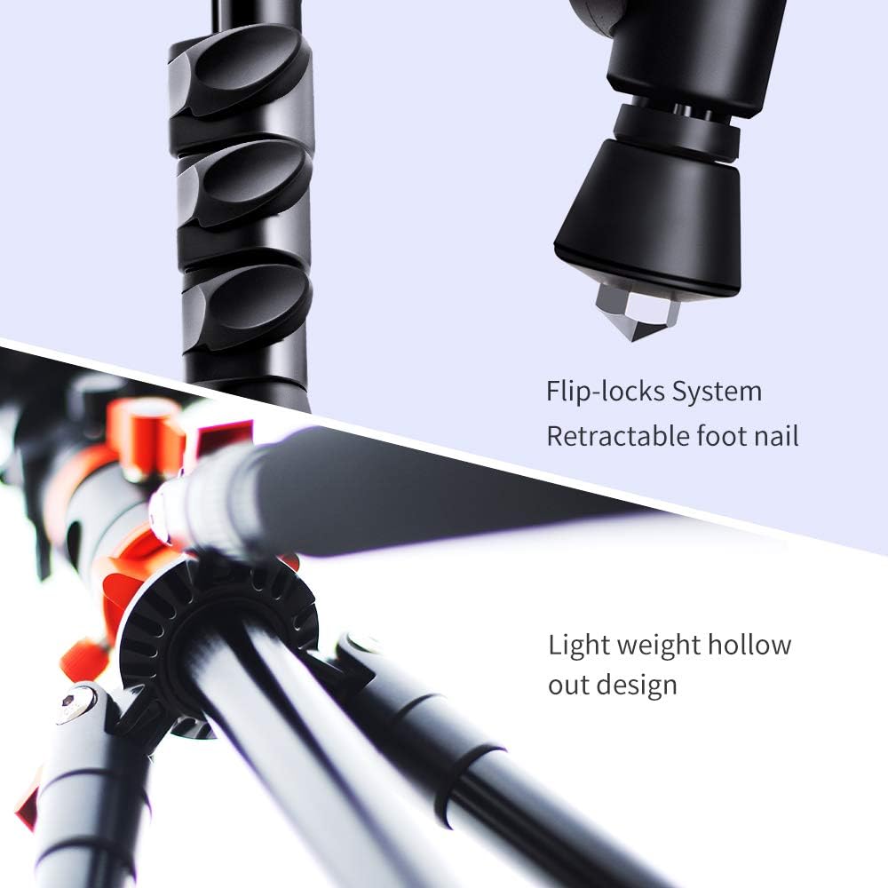 78 inch Aluminum Camera Tripod with 360 Degree Ball Head Z85012
