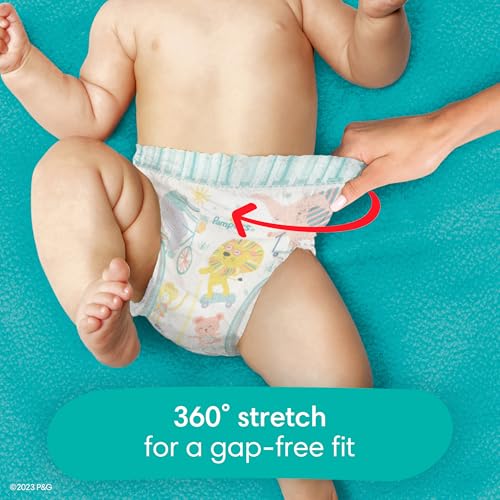 Size 5 Pull-On Disposable Baby Diapers 128 Count Z76075