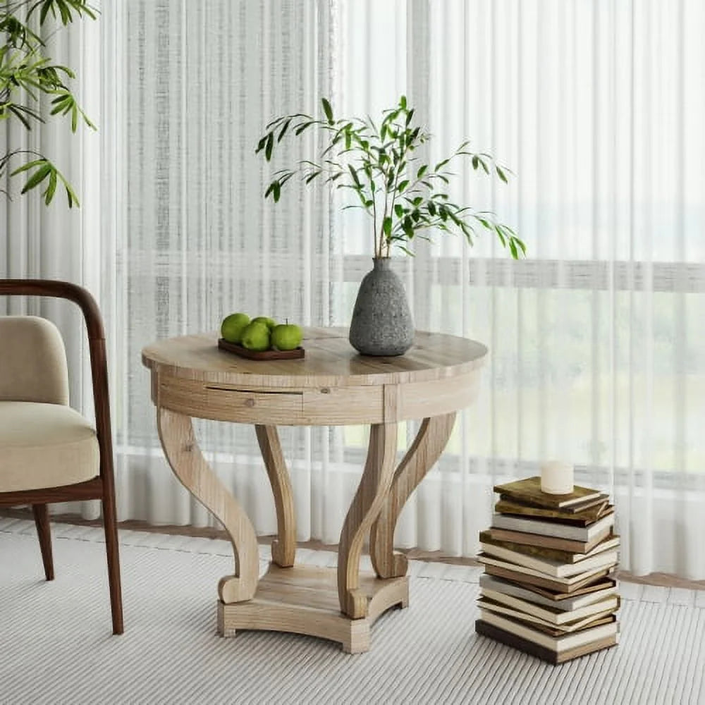 Small Round Wood Dining Table R17068
