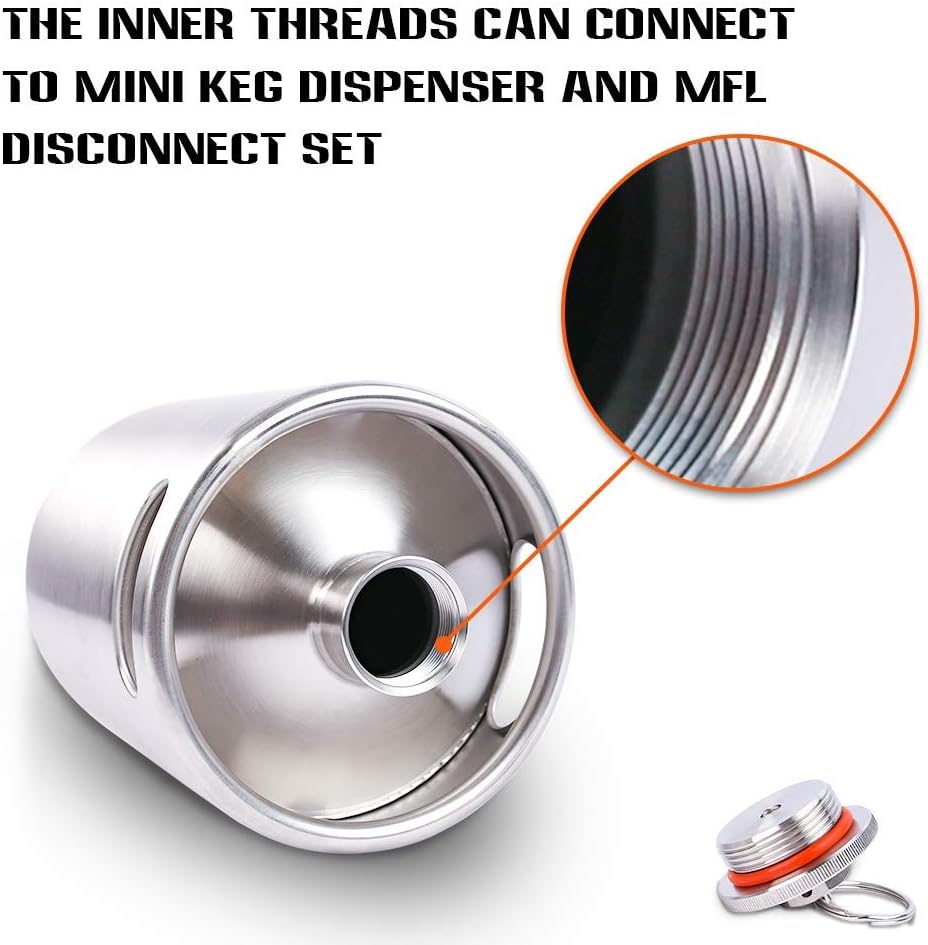 64OZ Stainless Steel Mini Keg M410273