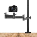 Camera Desk Mount Stand with Flexible Arm, Aluminum Articulated Arm with 360° Rotatable Ball Head E8320