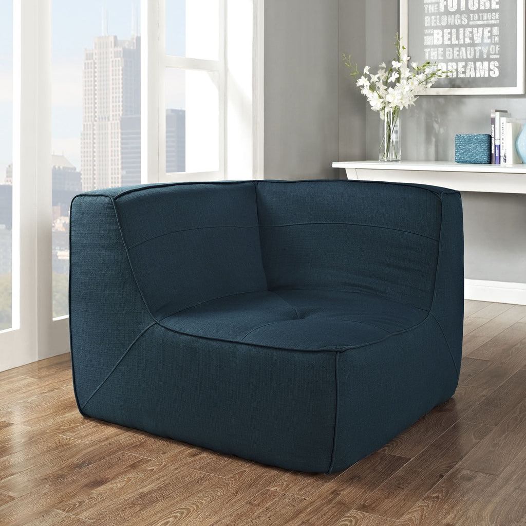 Navy Upholstered Corner Sofa B970210