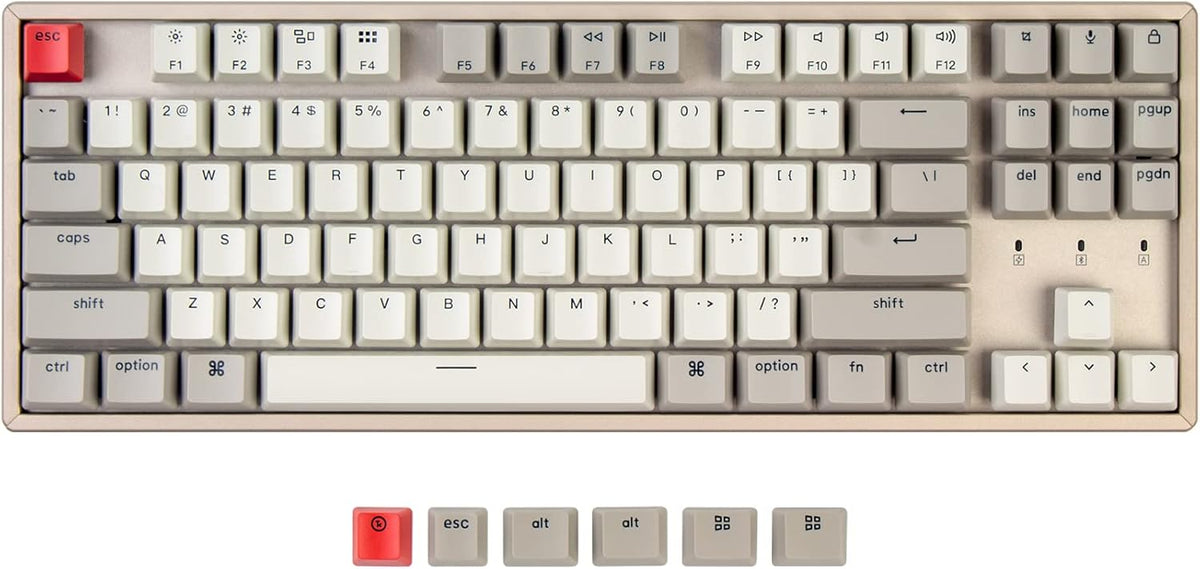 87 Keys Wireless Mechanical Keyboard F9609