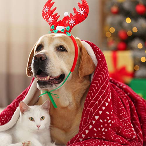 Christmas Elk Reindeer Antler Headband Pet Costume L2090