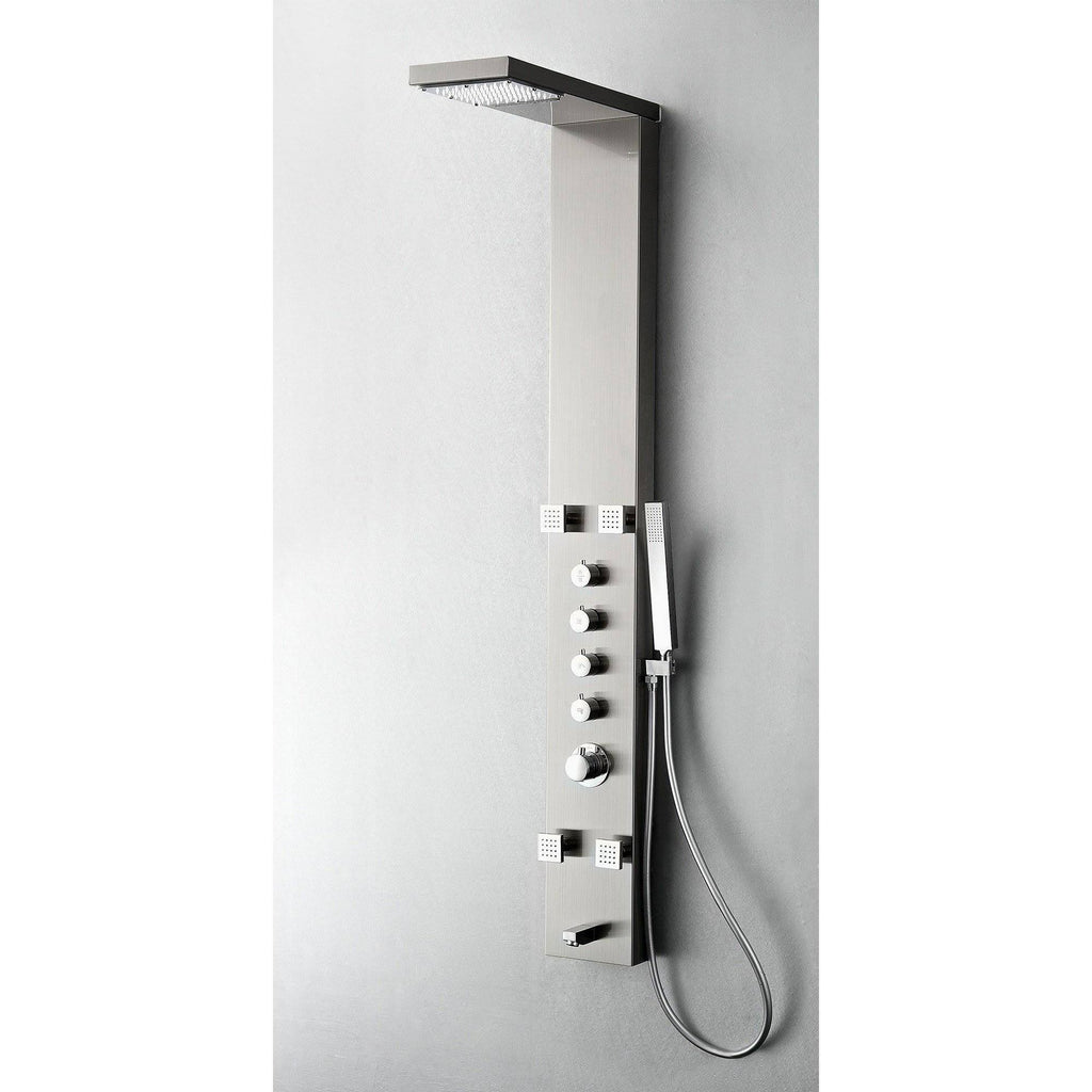 Stainless Steel Thermostatic Shower Massage Panel S995659