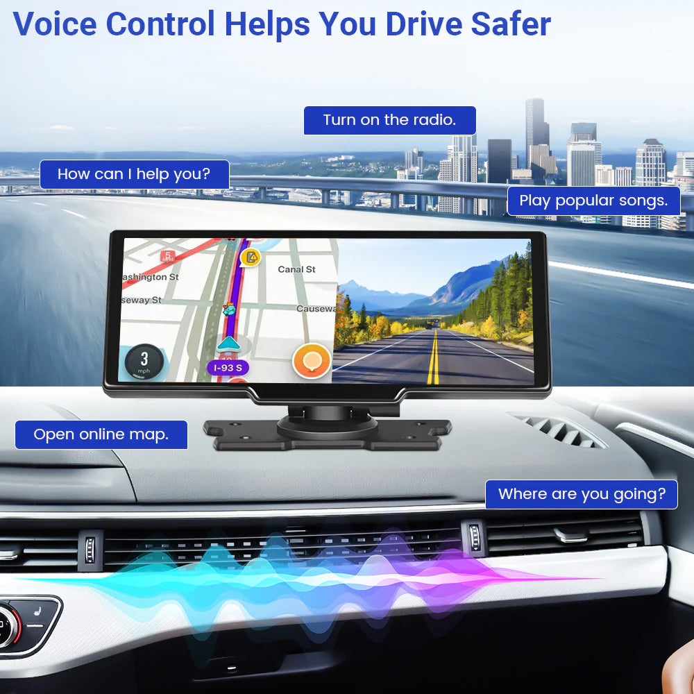 Portable Car Stereo Radio with Backup Camera D460559