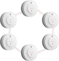 Wireless Interconnected Smoke Detector Fire Alarm, Pack of 6 Y735998