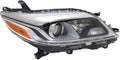 Passenger Side Halogen Headlight for Toyota Sienna 2015-2017 T9100