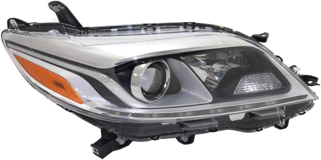 Passenger Side Halogen Headlight for Toyota Sienna 2015-2017 T9100
