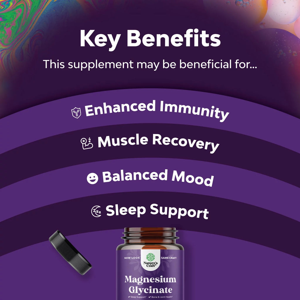 Chelated Pure Magnesium Glycinate 400mg per serving Vegan 400mg Elemental Magnesium Buffered Chelate L869558