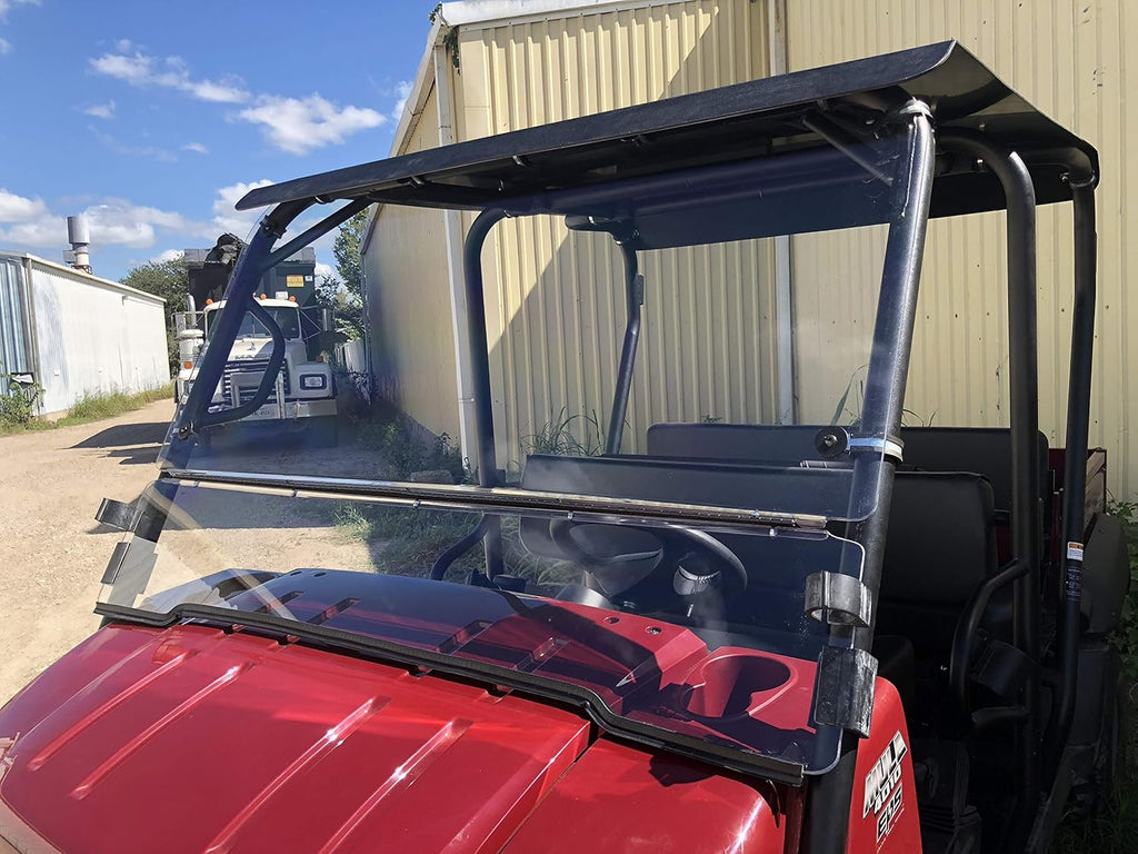 1/4 Polycarbonate Flip Up Windshield for Kawasaki Mule 4000 4010 E22127