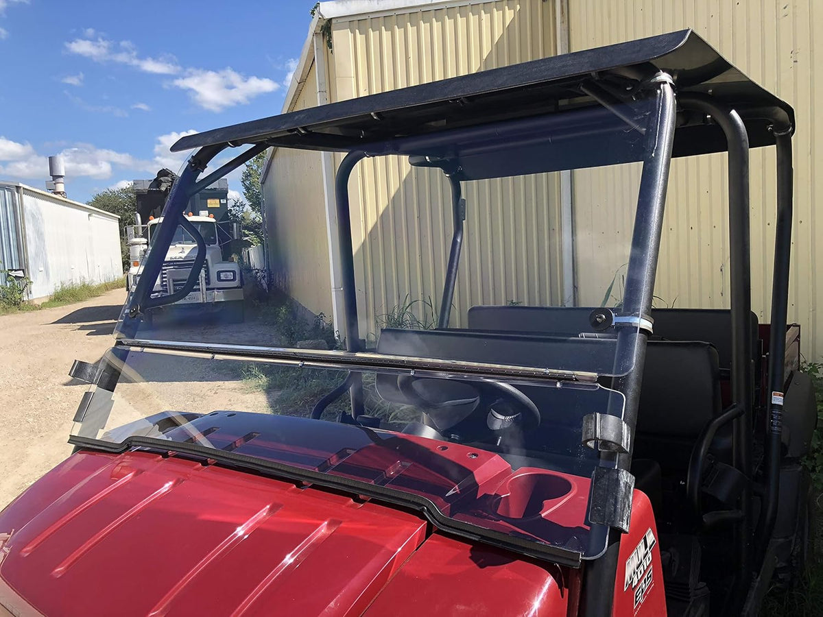 1/4 Polycarbonate Flip Up Windshield for Kawasaki Mule 4000 4010 E22127