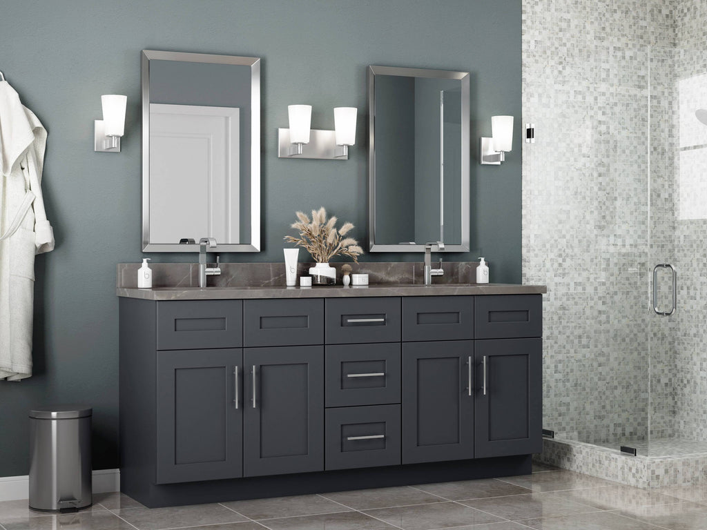 15-in W x 34.5-in H x 24-in D Onyx Painted Pine Base Cabinet X412628