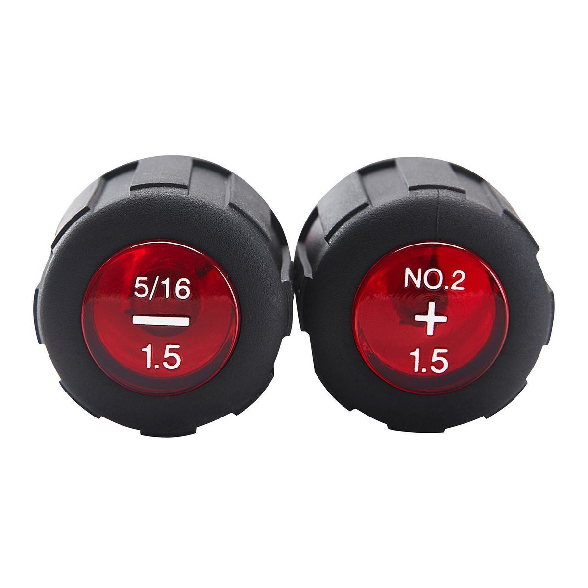 2 Piece Cushion Grip Stubby Screwdriver Set Y568