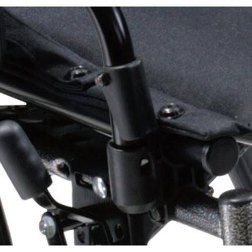 Light Weight Wheelchair with Flip Back Removable Arms, Swing away Footrests I539