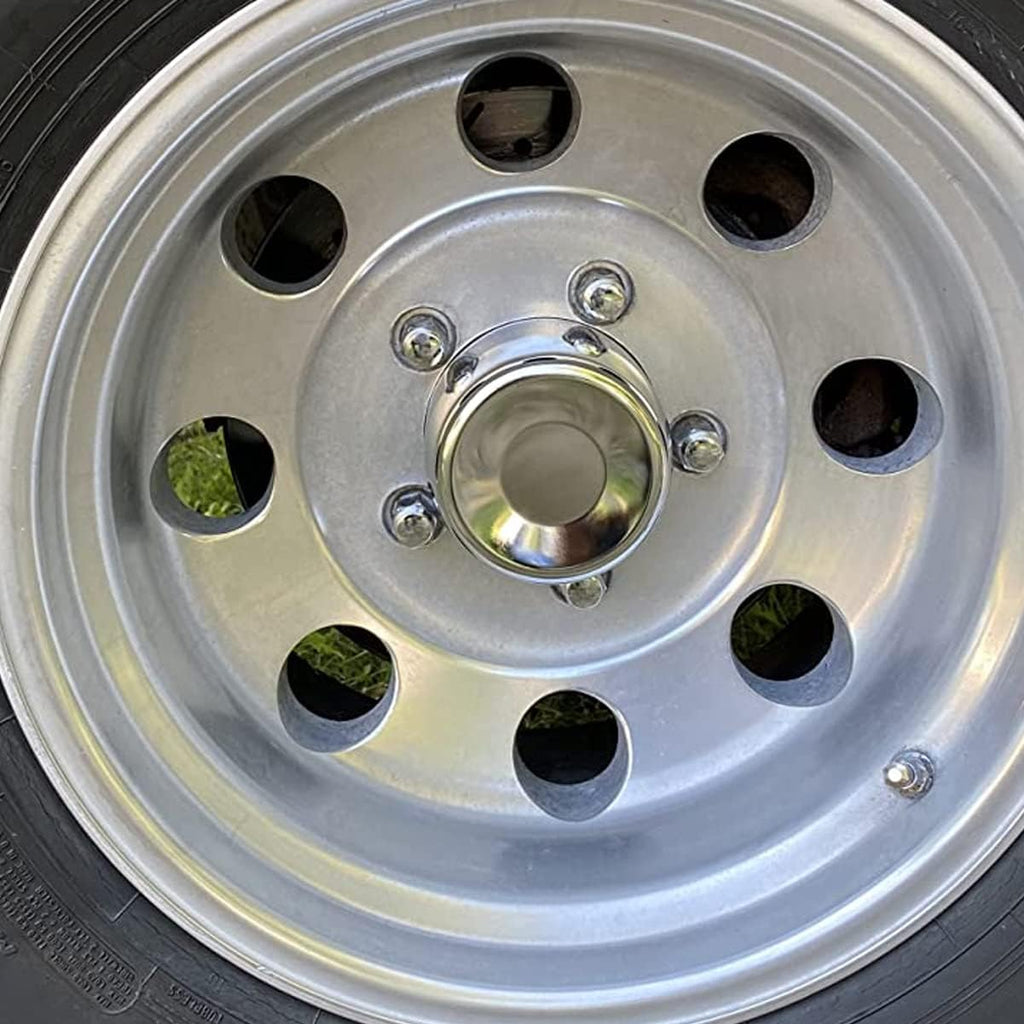 4 Pack Chrome Steel Center Caps 4.25inch L67930