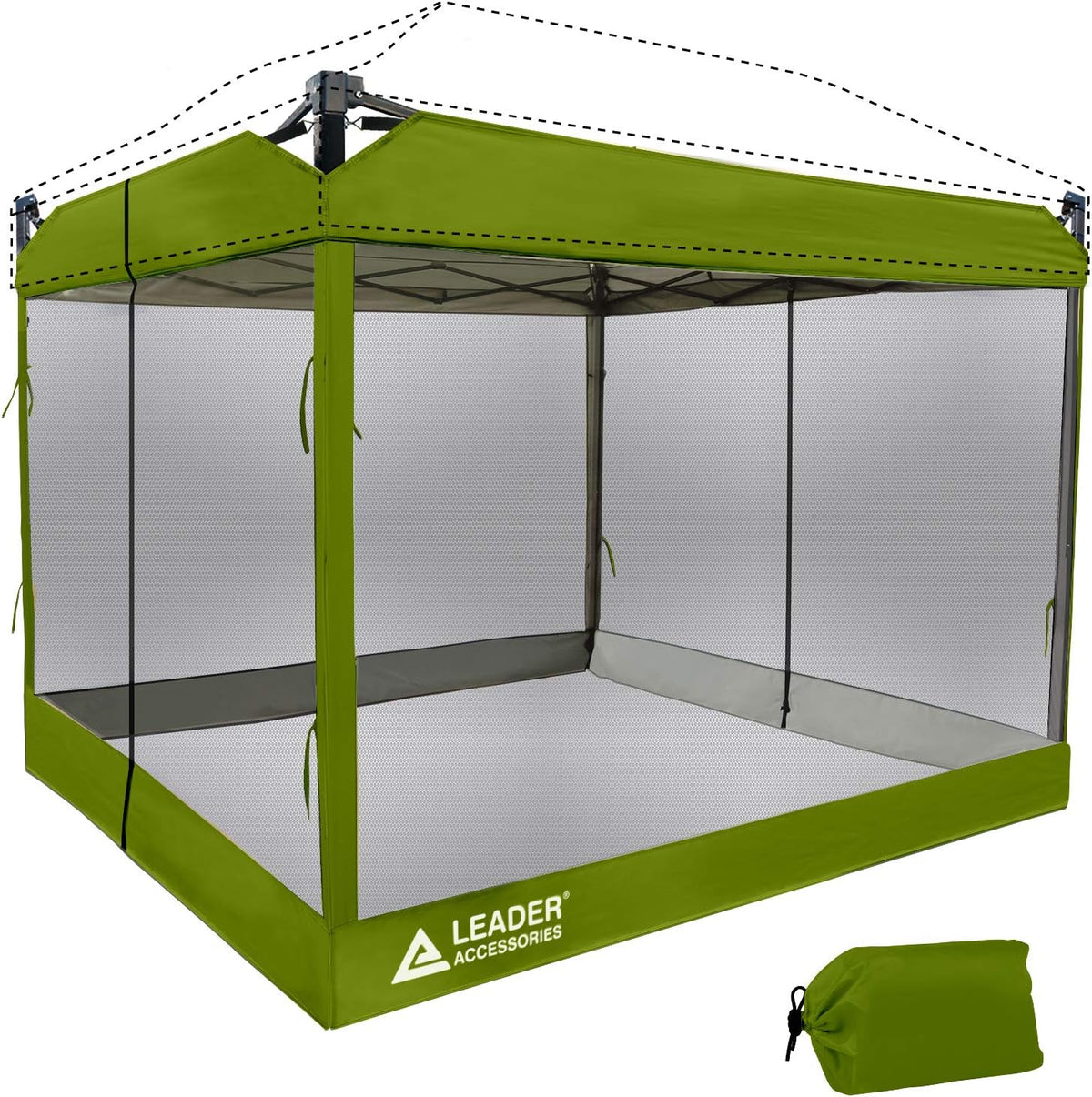 Mesh Screen Zippered Wall Panels for 10' x 10' Canopy B747