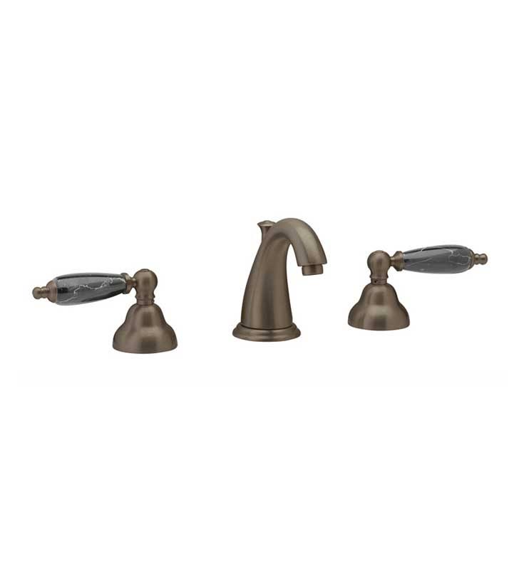 Black Marble Widespread Bathroom Sink Faucet H790