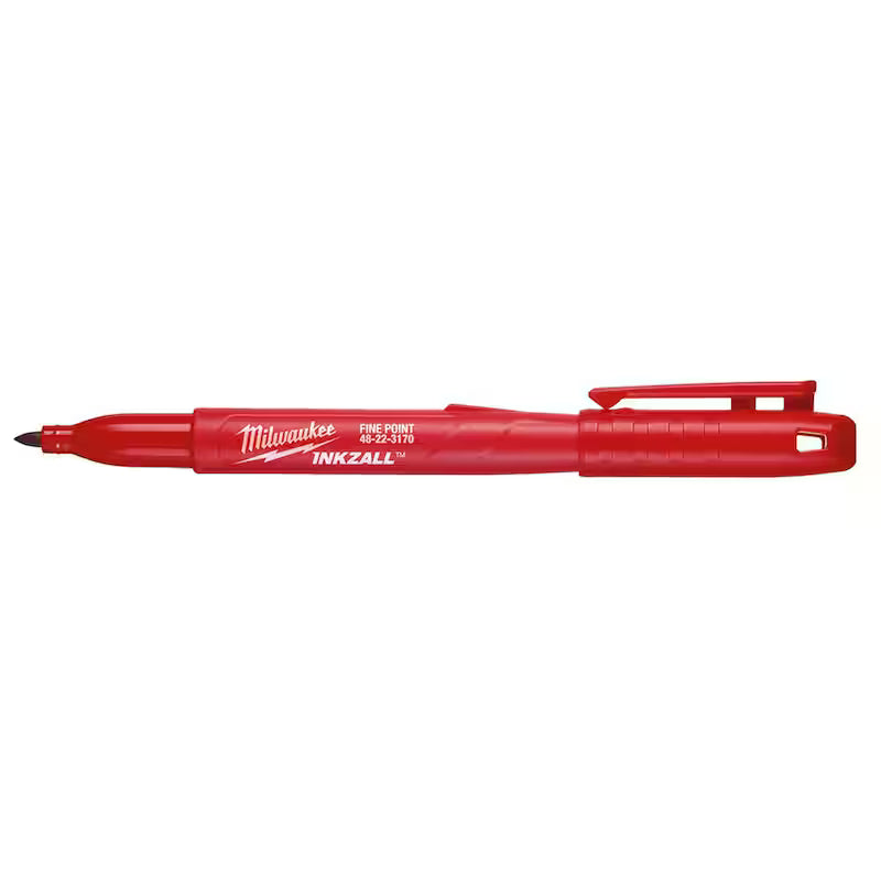 Red Fine Point Permanent Marker 36-Pack O2452