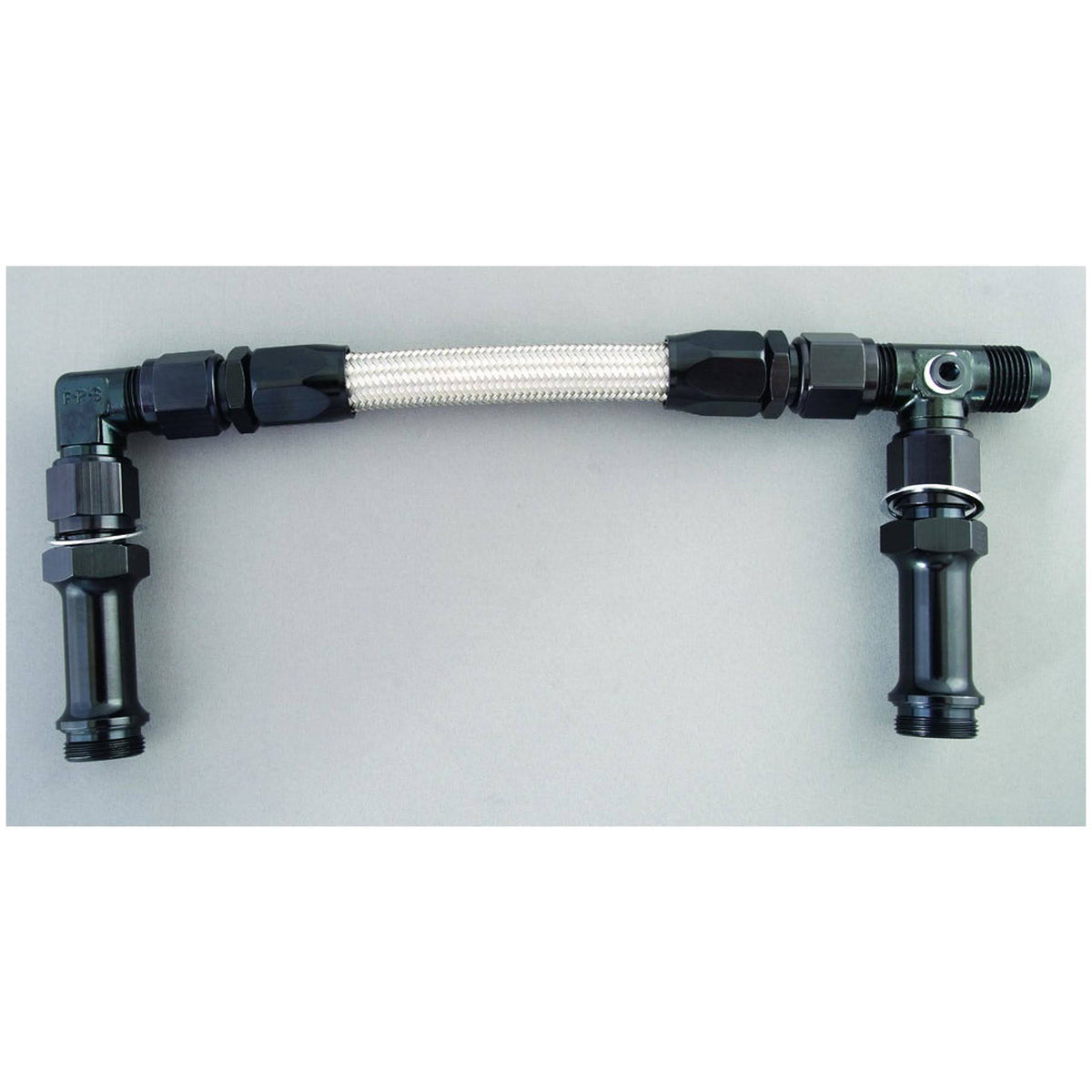 #6 Fuel Line Kit 7/8-20 Dual Inlet 4150 Black V1669