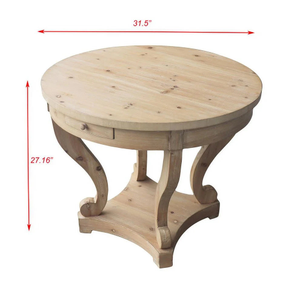 Small Round Wood Dining Table R17068