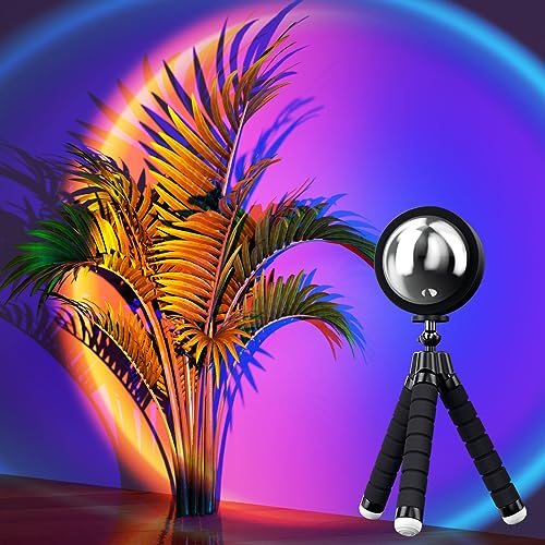 Multicolor LED Projection Sunset Lamp with Remote Z19968