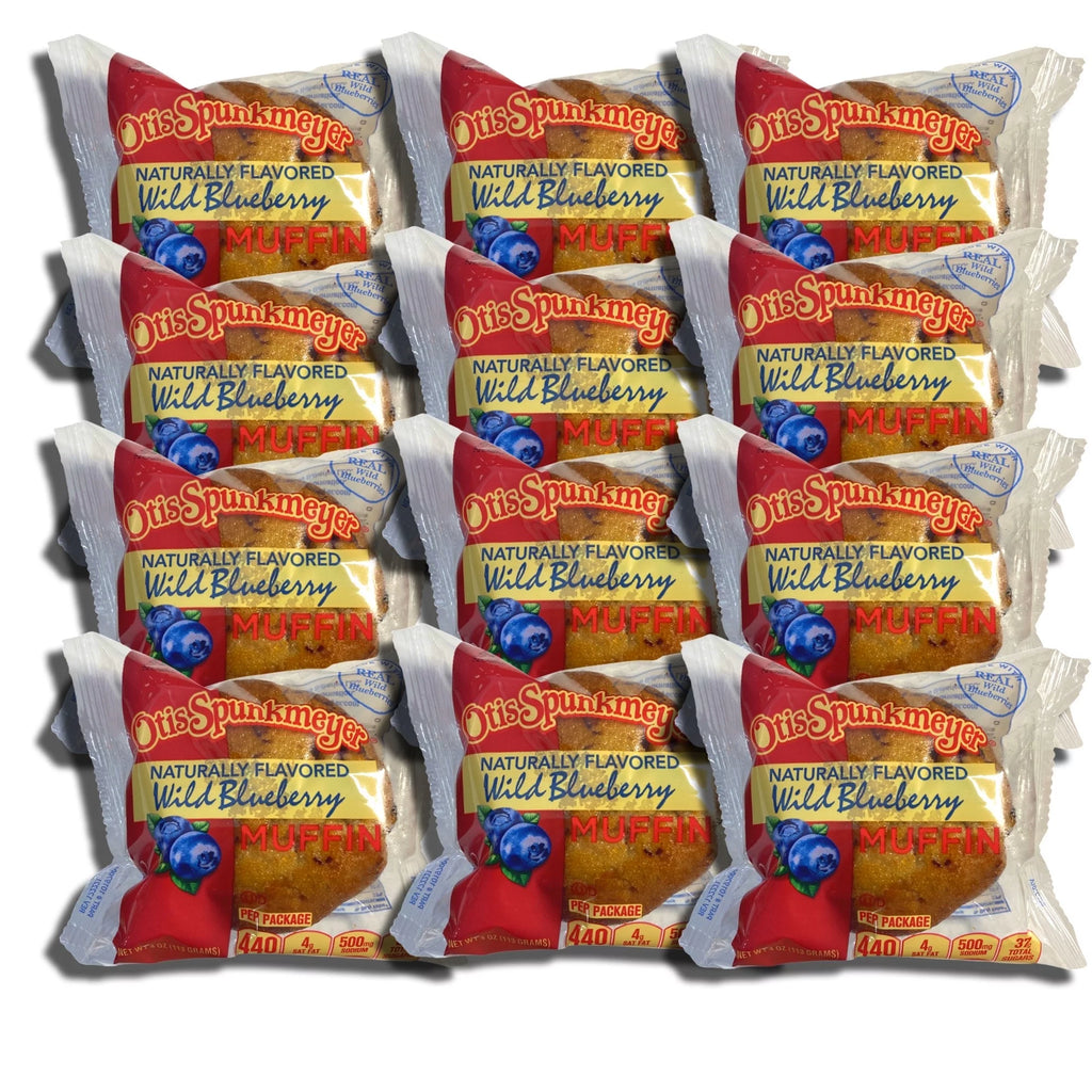 Individually Wrapped Wild Blueberry Muffins 4 Ounce Pack of 12 R1355