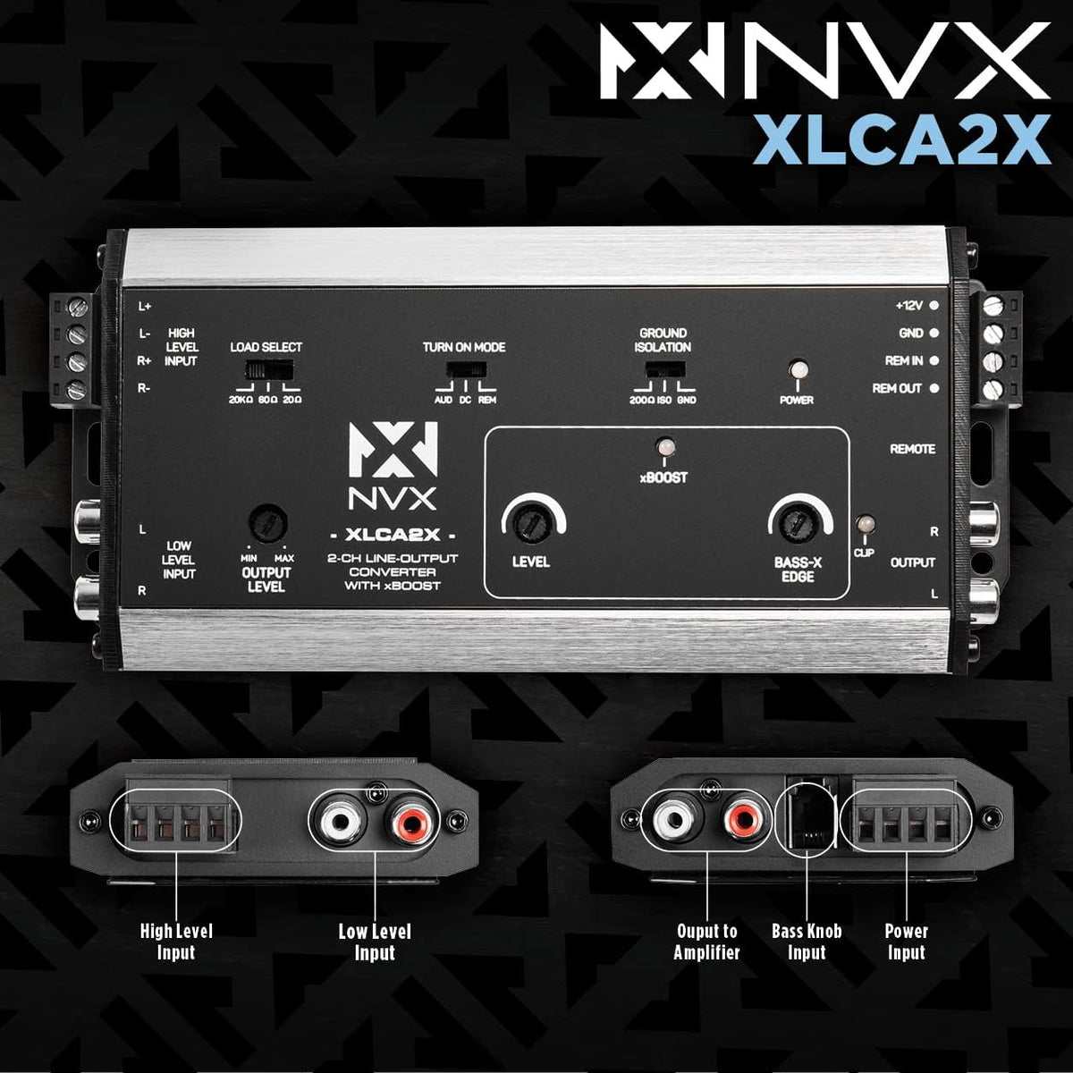2-Channel Line Out Converter with Bass Enhancer S910191