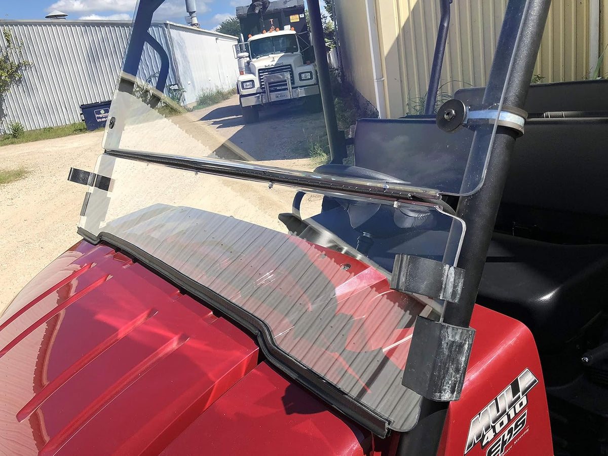 1/4 Polycarbonate Flip Up Windshield for Kawasaki Mule 4000 4010 E22127