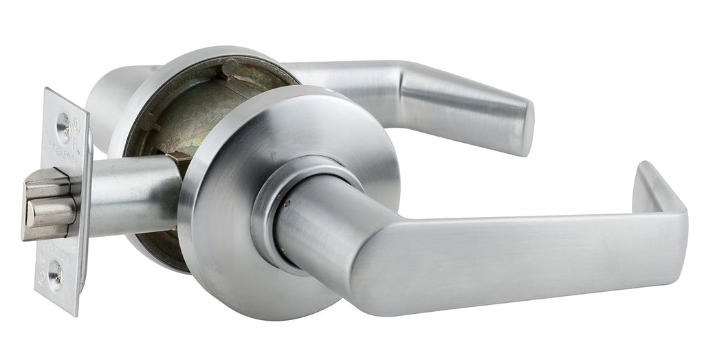 Satin Chrome Tubular Lock T53730
