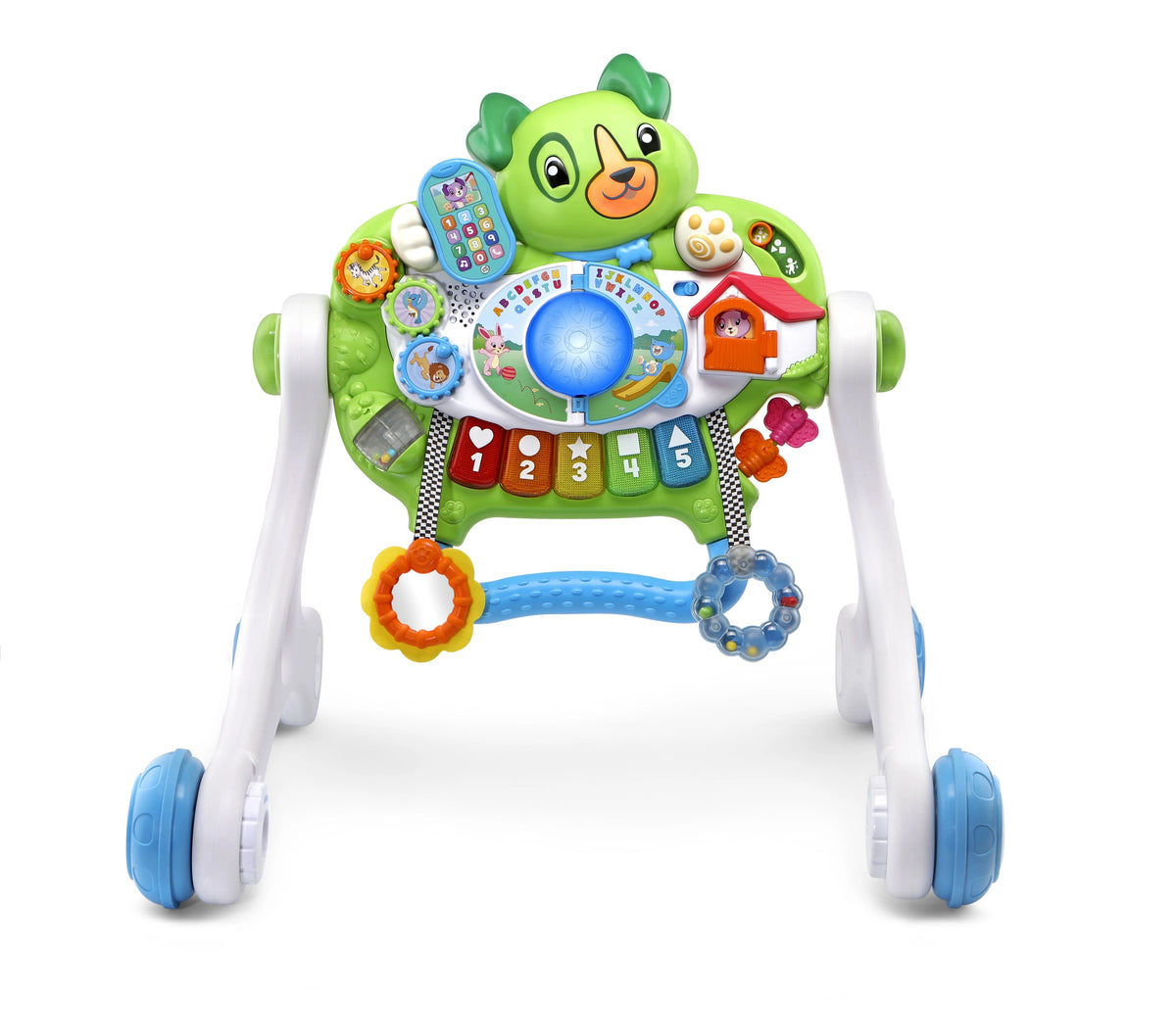 Green 3-in-1 Baby Walker Gym Floor Play Toy X487
