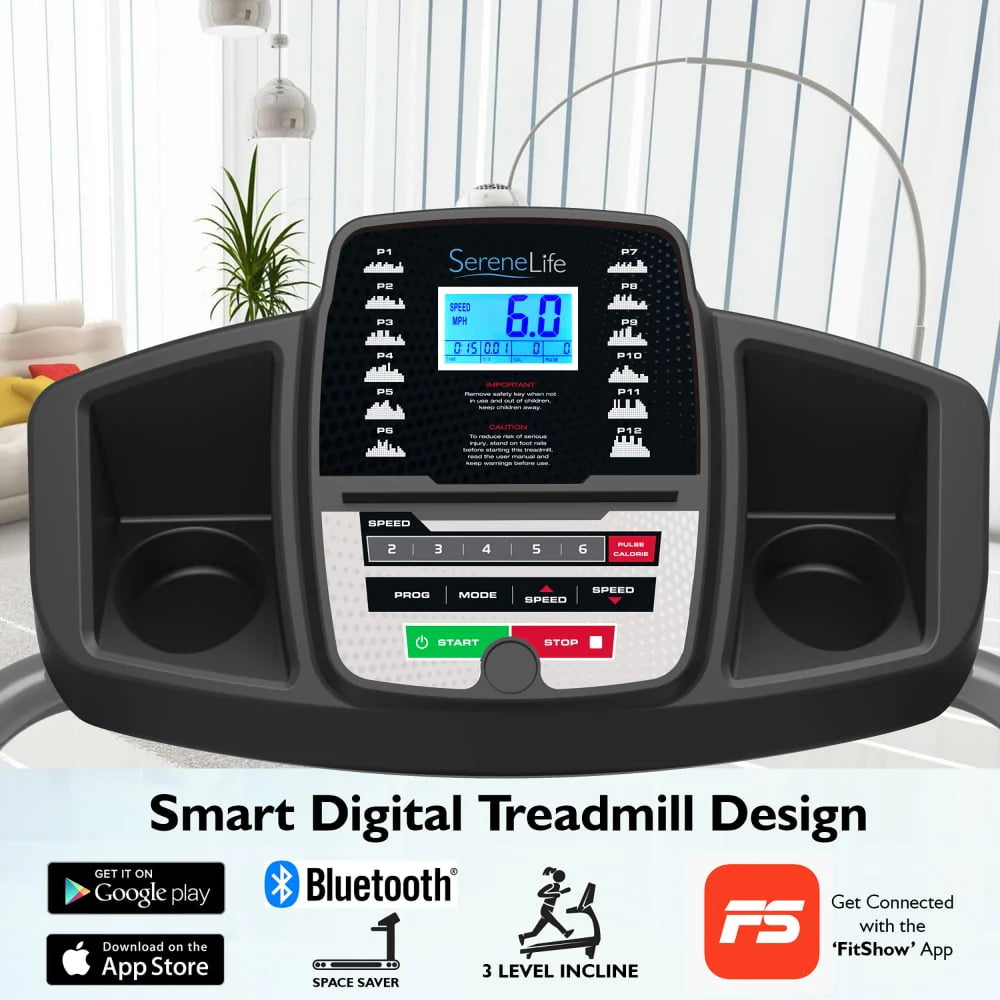 Foldable Cardio Exercise Machine with LCD I247