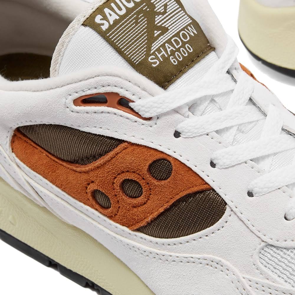 White & Rust Saucony Sneakers J75303