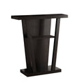 Cappuccino Finish Hollow Core Accent Table Q4154