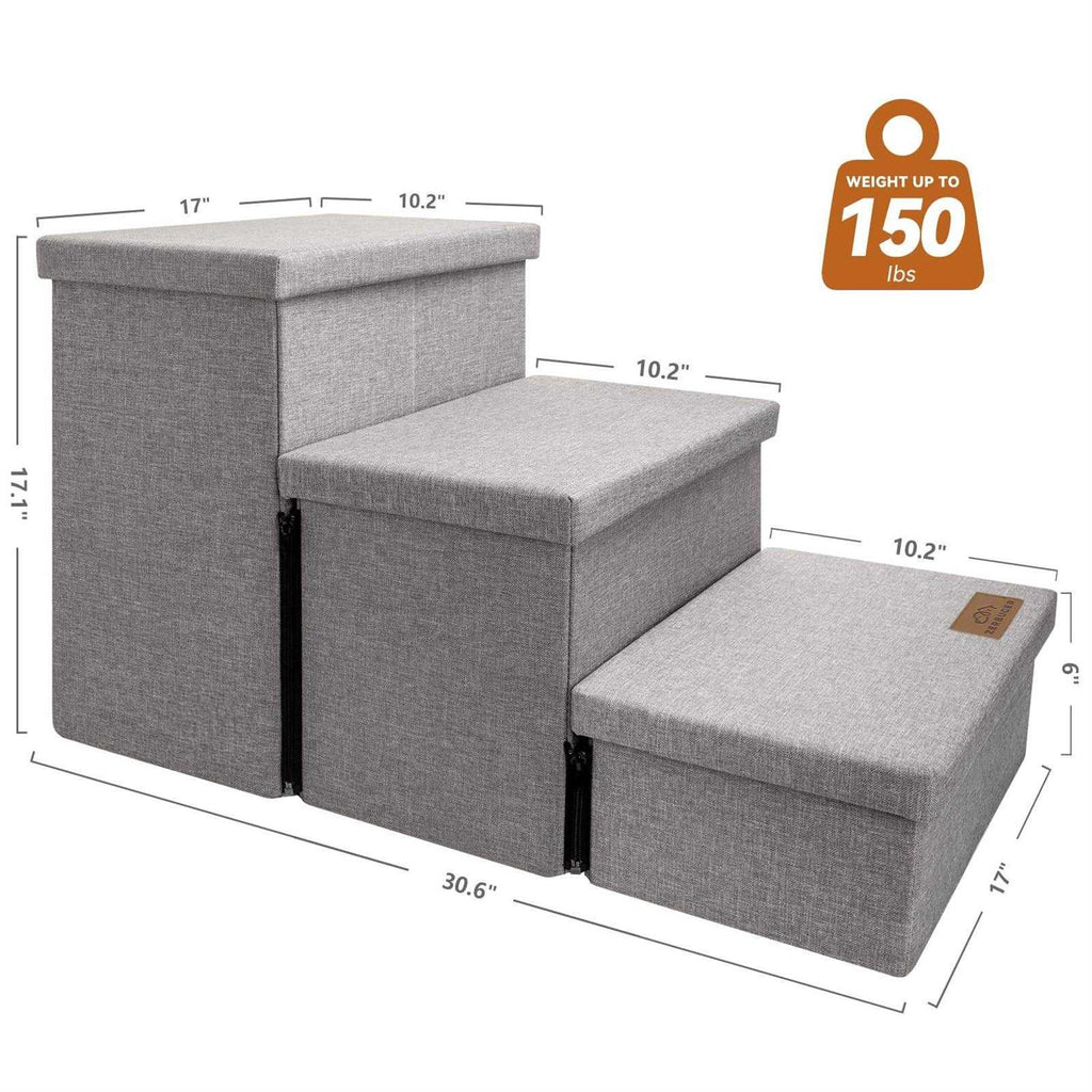 Foldable Dog Stairs with Storage O30177