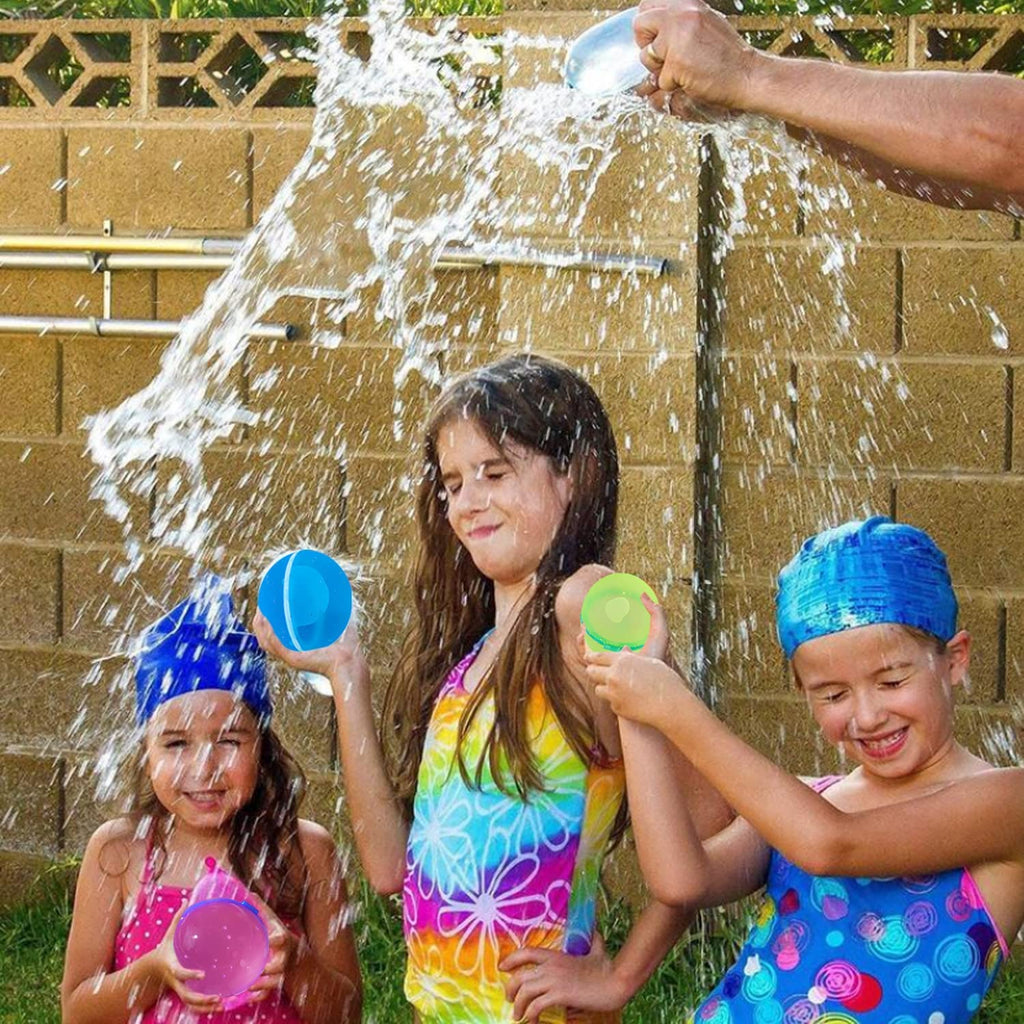 12 PCS Refillable Silicone Water Balloons O36605