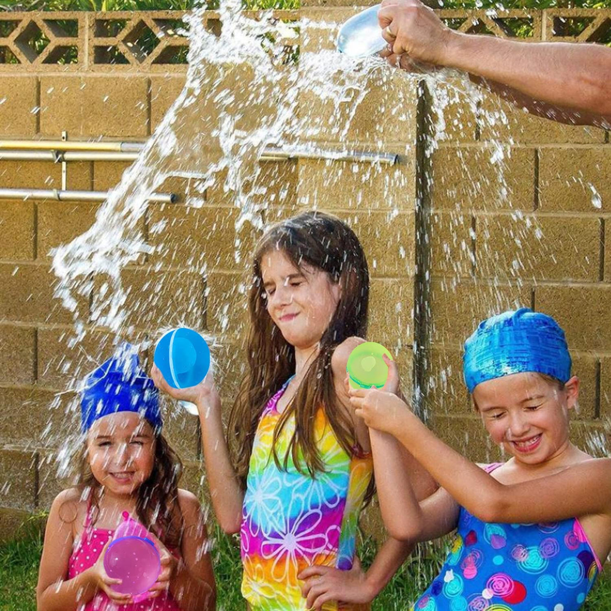12 PCS Refillable Silicone Water Balloons O36605