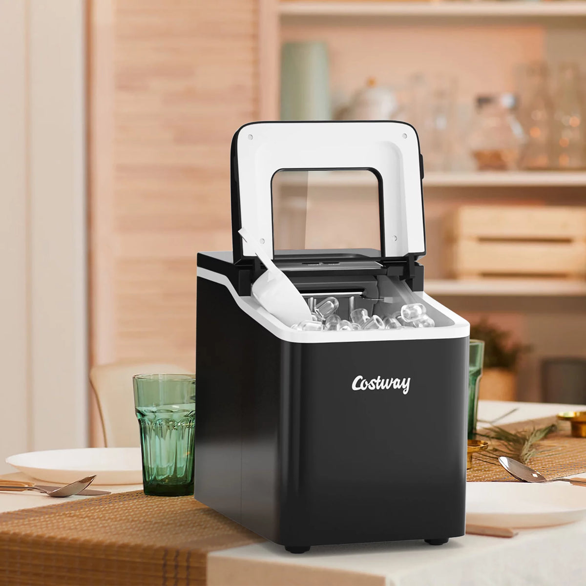 Portable Countertop Ice Maker with Scoop Q17816