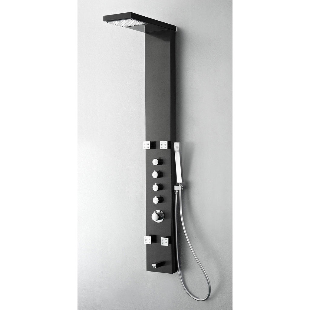 Stainless Steel Thermostatic Shower Massage Panel S995659