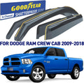 Shatterproof in-Channel Window Deflectors for Trucks 4 pcs V1310