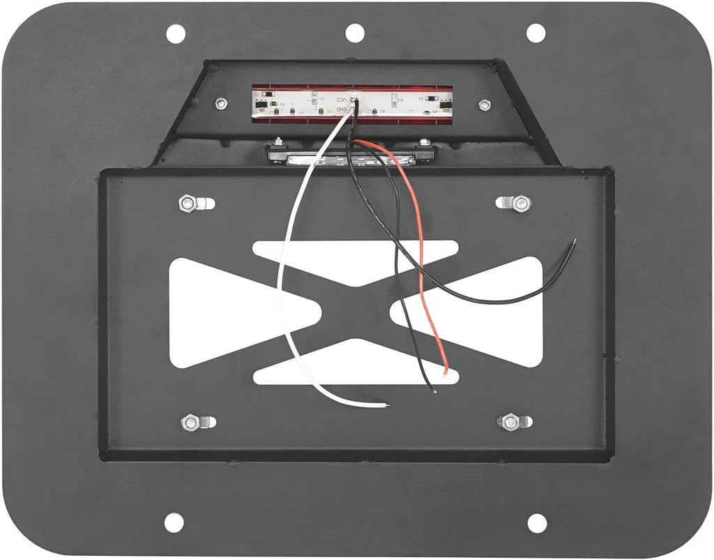 Spare Tire Delete License Plate Relocation Kit with Third Brake Light Q369405