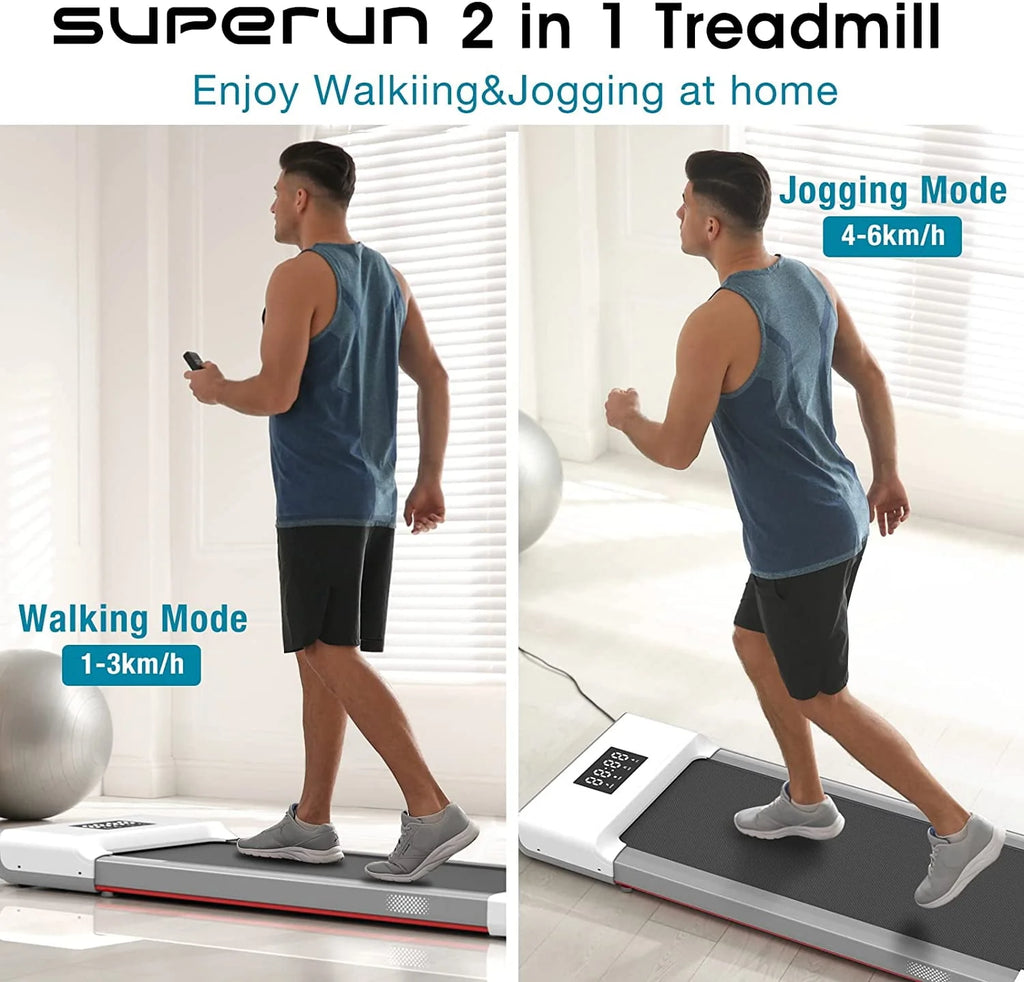 2.5Hp 300lbs Walking Pad Treadmill with Remote Control Q9479