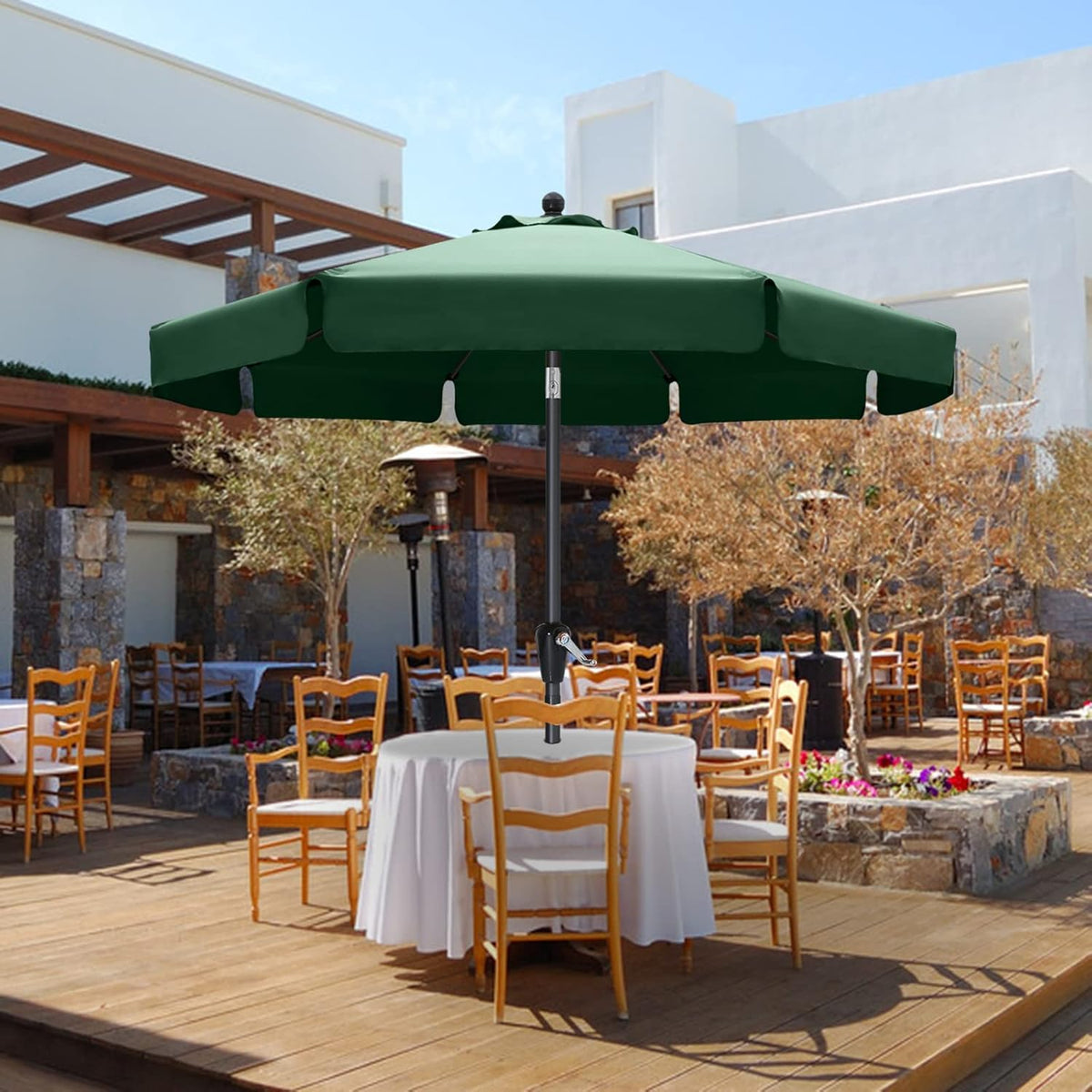 10' Blue Patio Umbrellas X699858