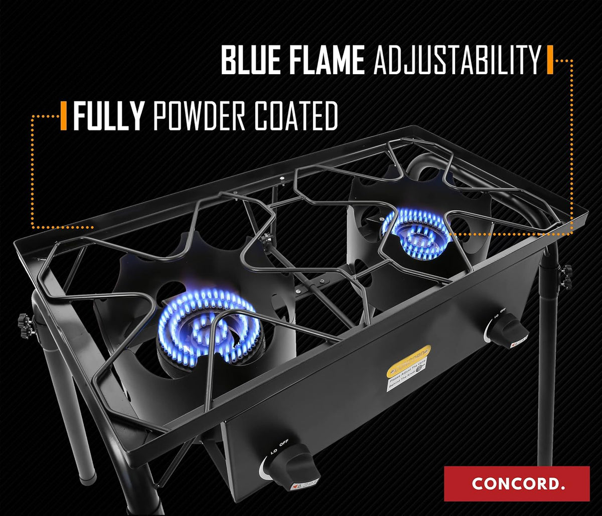 Double Propane Burner Camping Stove W8388