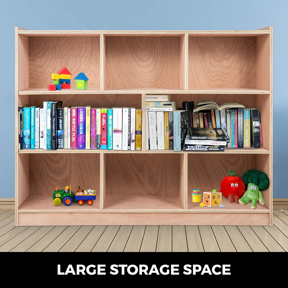 36” High Wood Color Classroom Storage Cabinet P6457